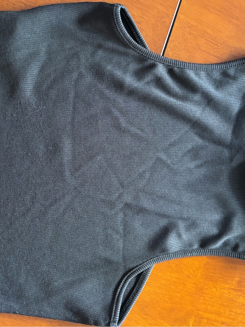 Princess Polly Black Ribbed High-Neck Tank sz 6 - Picture 6 of 9